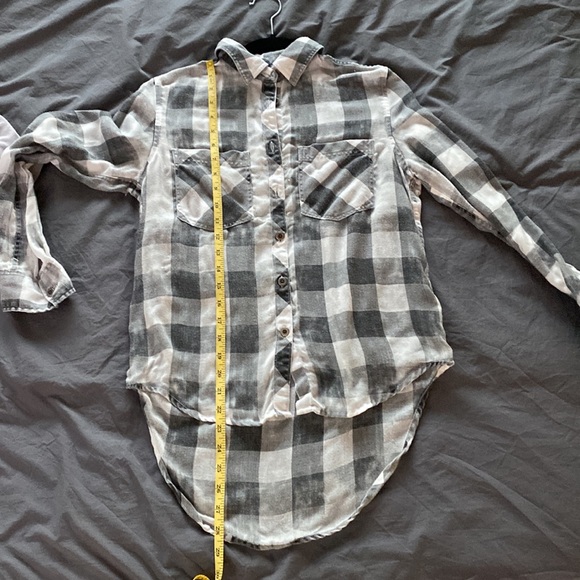 Distressed hi low button up Nollie - Picture 5 of 5